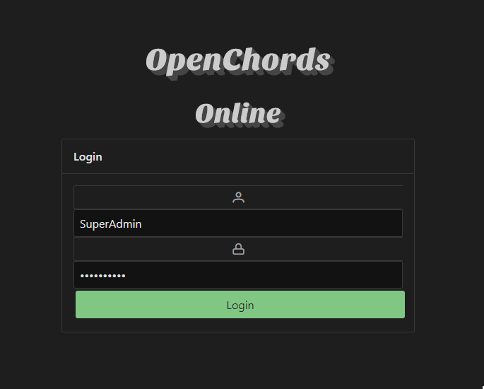 OpenChords Online User Documentation